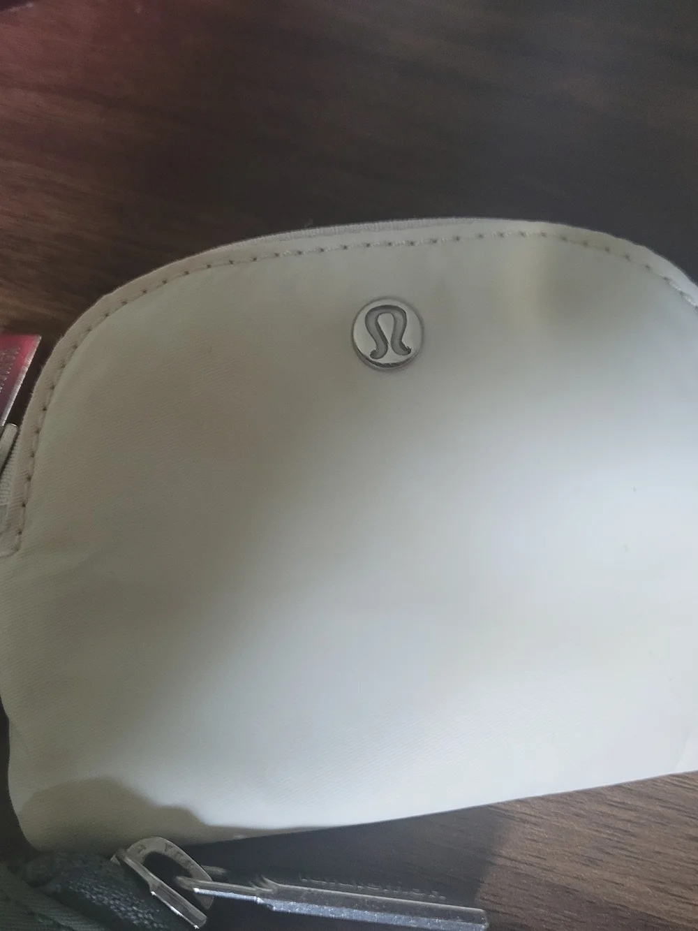 lululemon athletica Olive and Cream Wristlet Keychain Set